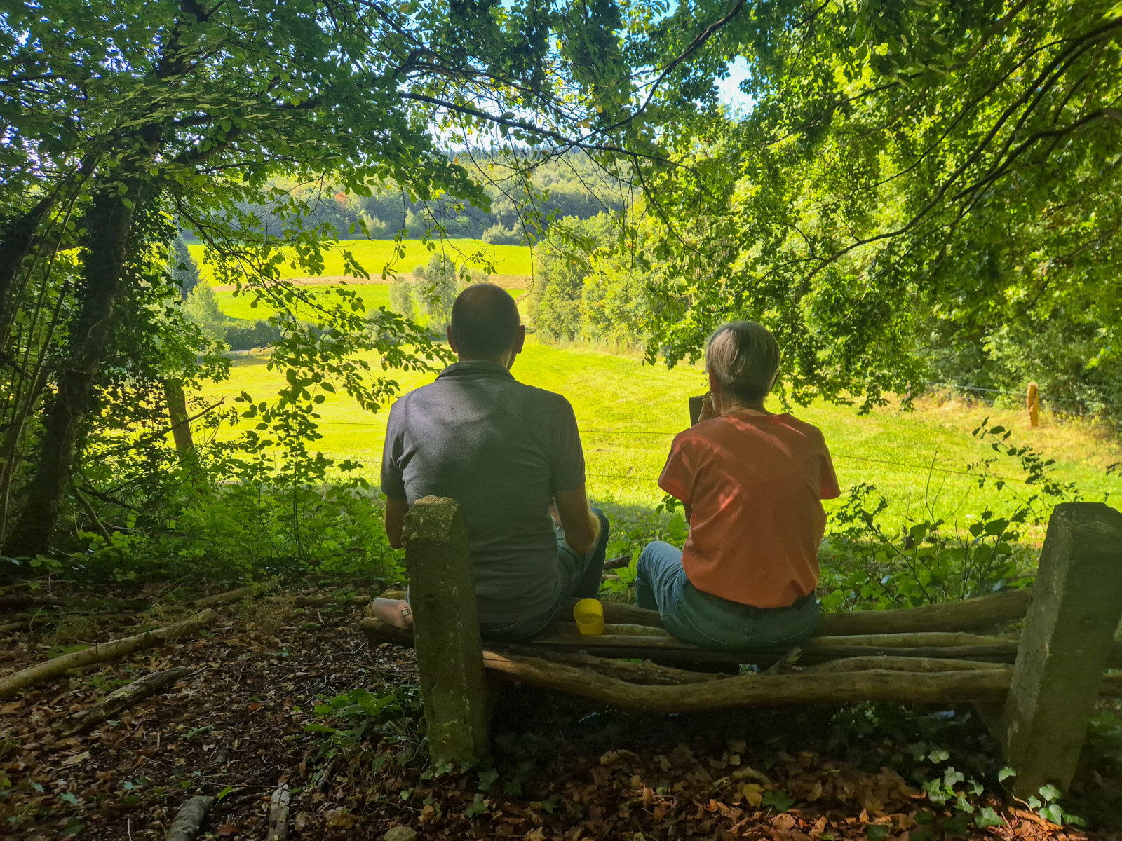 Rast mit schöner Aussicht