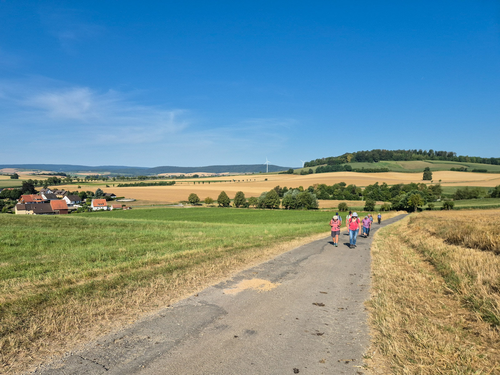 Der erste Anstieg