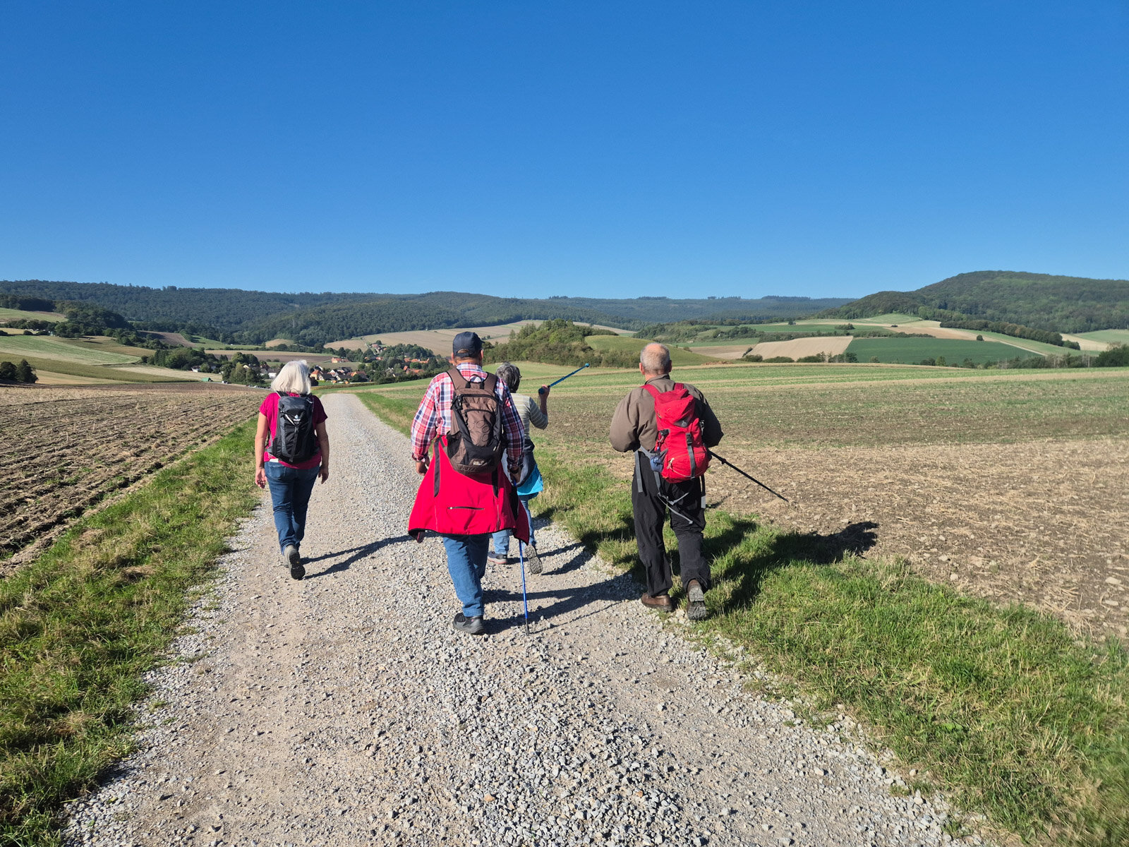 Weite Blicke über Kaierde und das Umland
