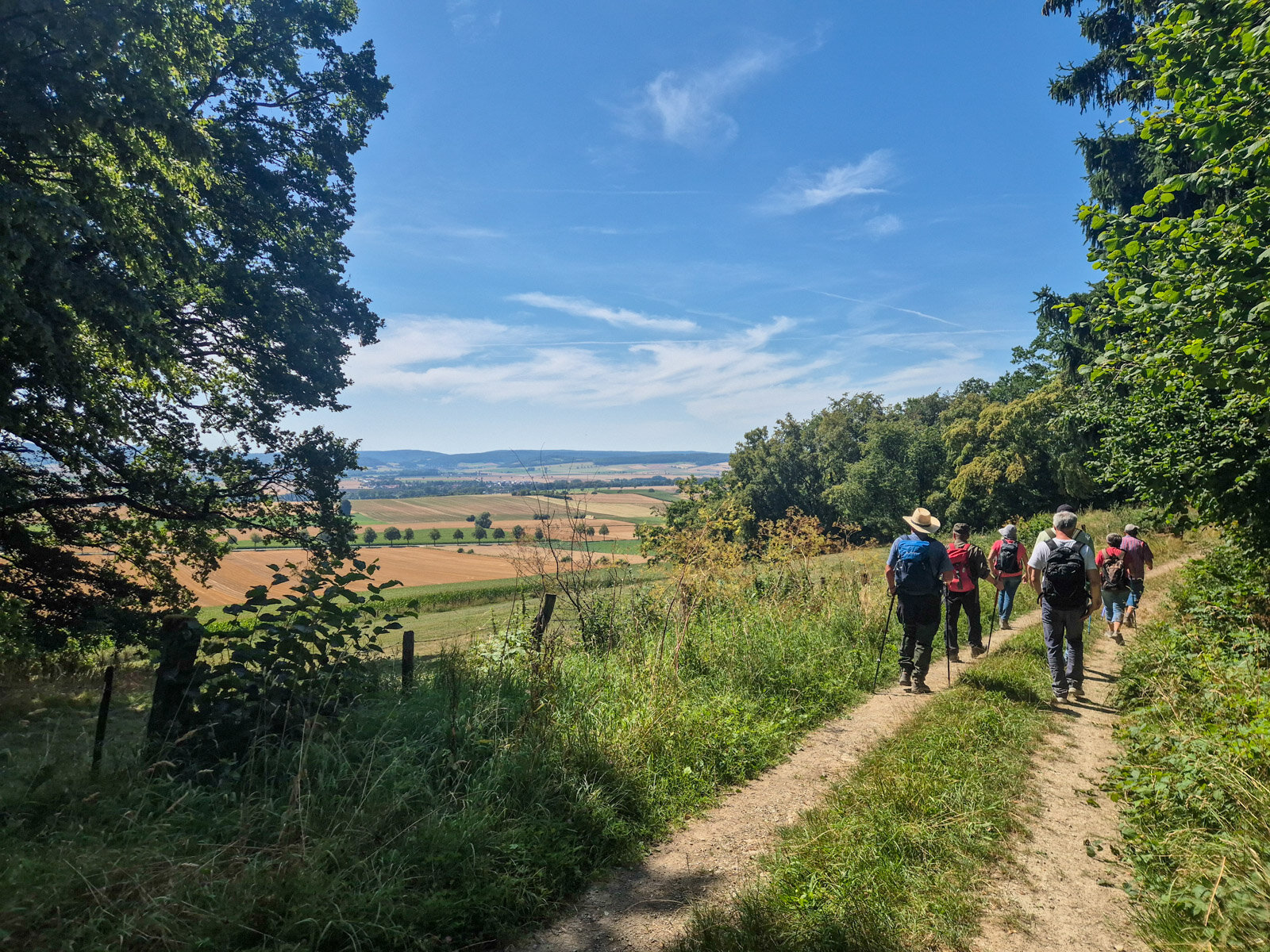 Am Waldrand hinab nach Vardeilsen
