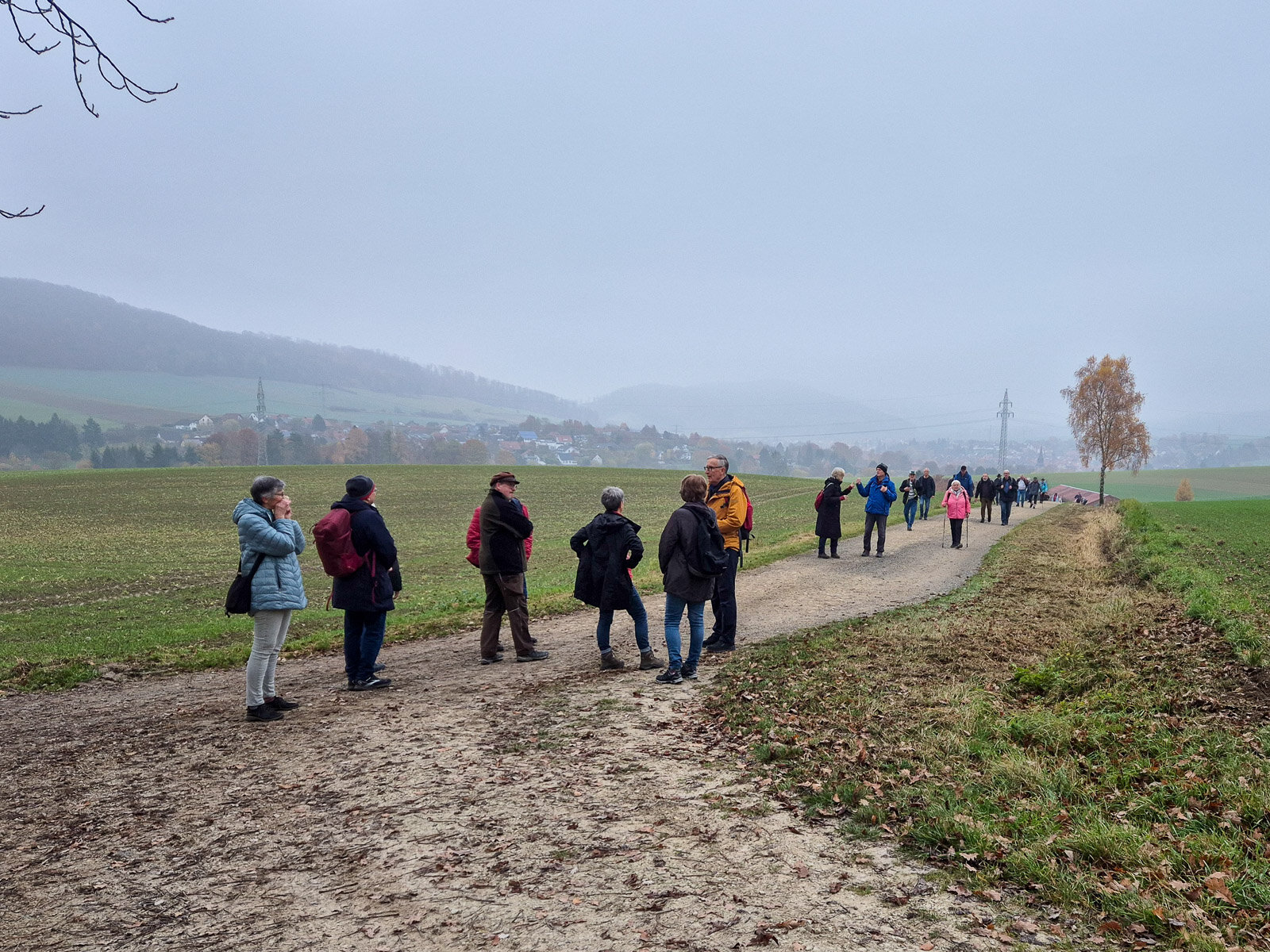 Auf dem Weg durch die Feldflur.