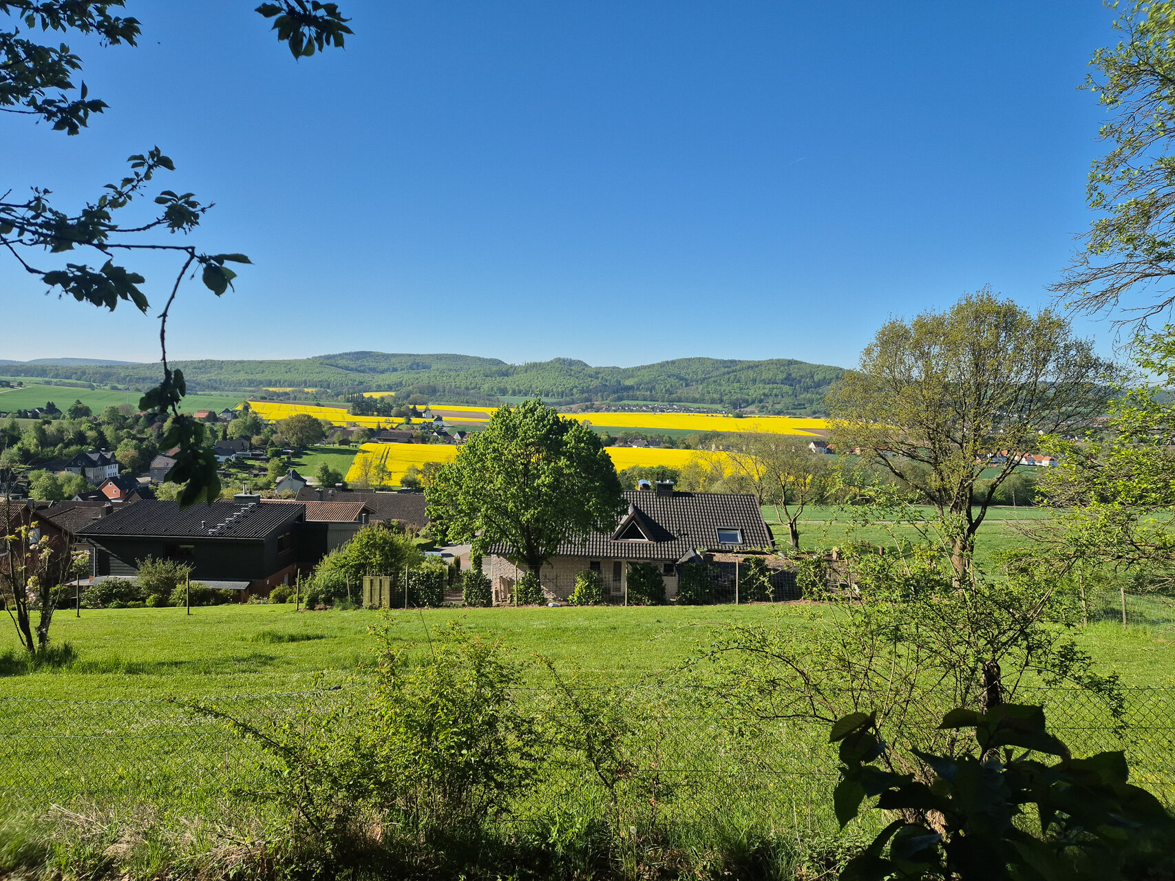 Blick auf Holzen