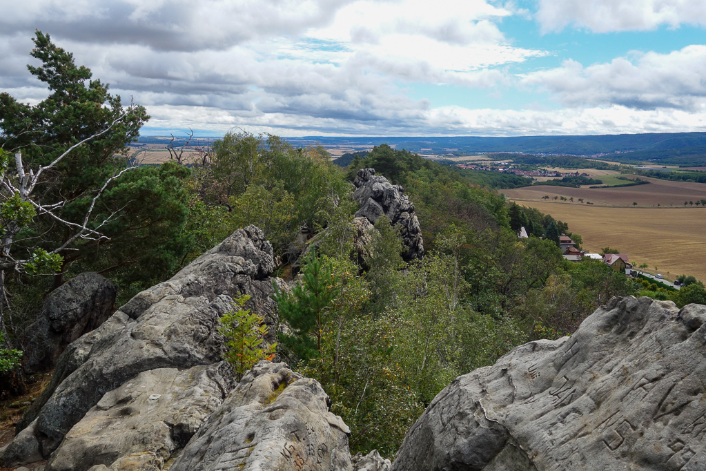 Blick auf die Teufelsmauer