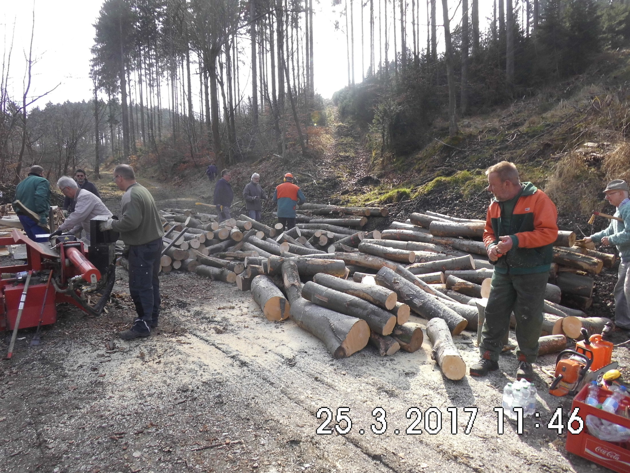 23.04.2017: Meilerbau