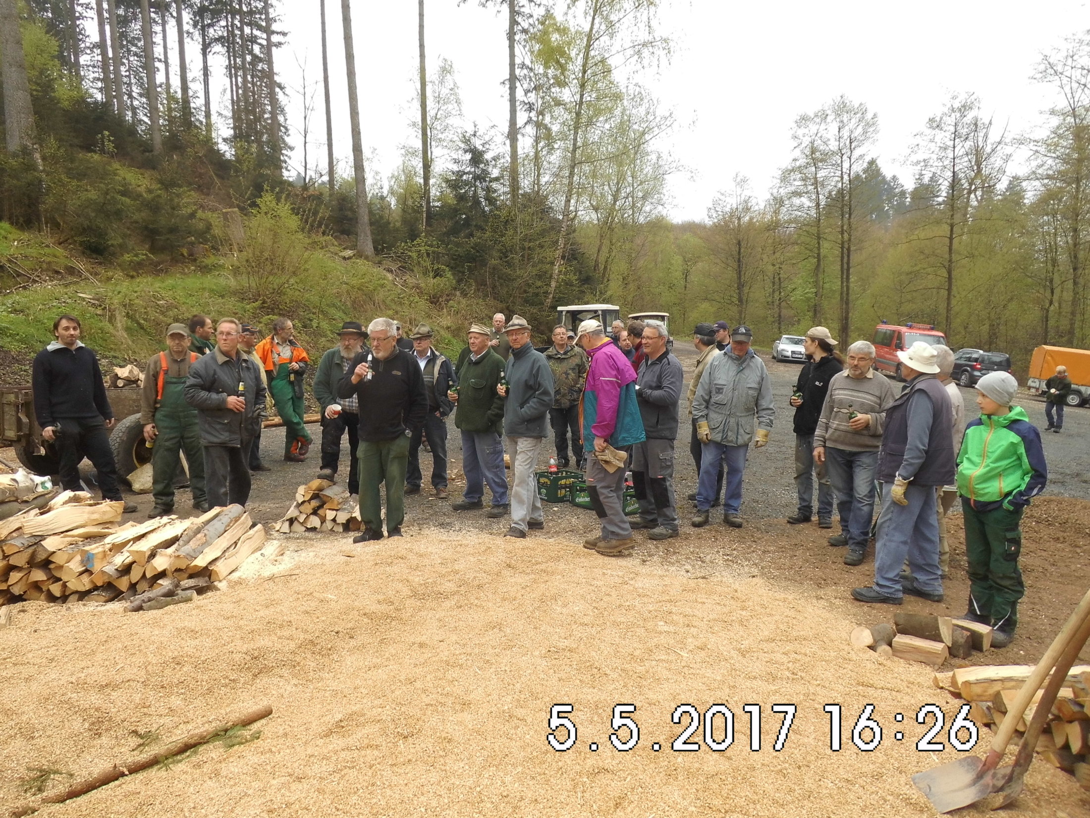 06.05.2017: Meilerbau