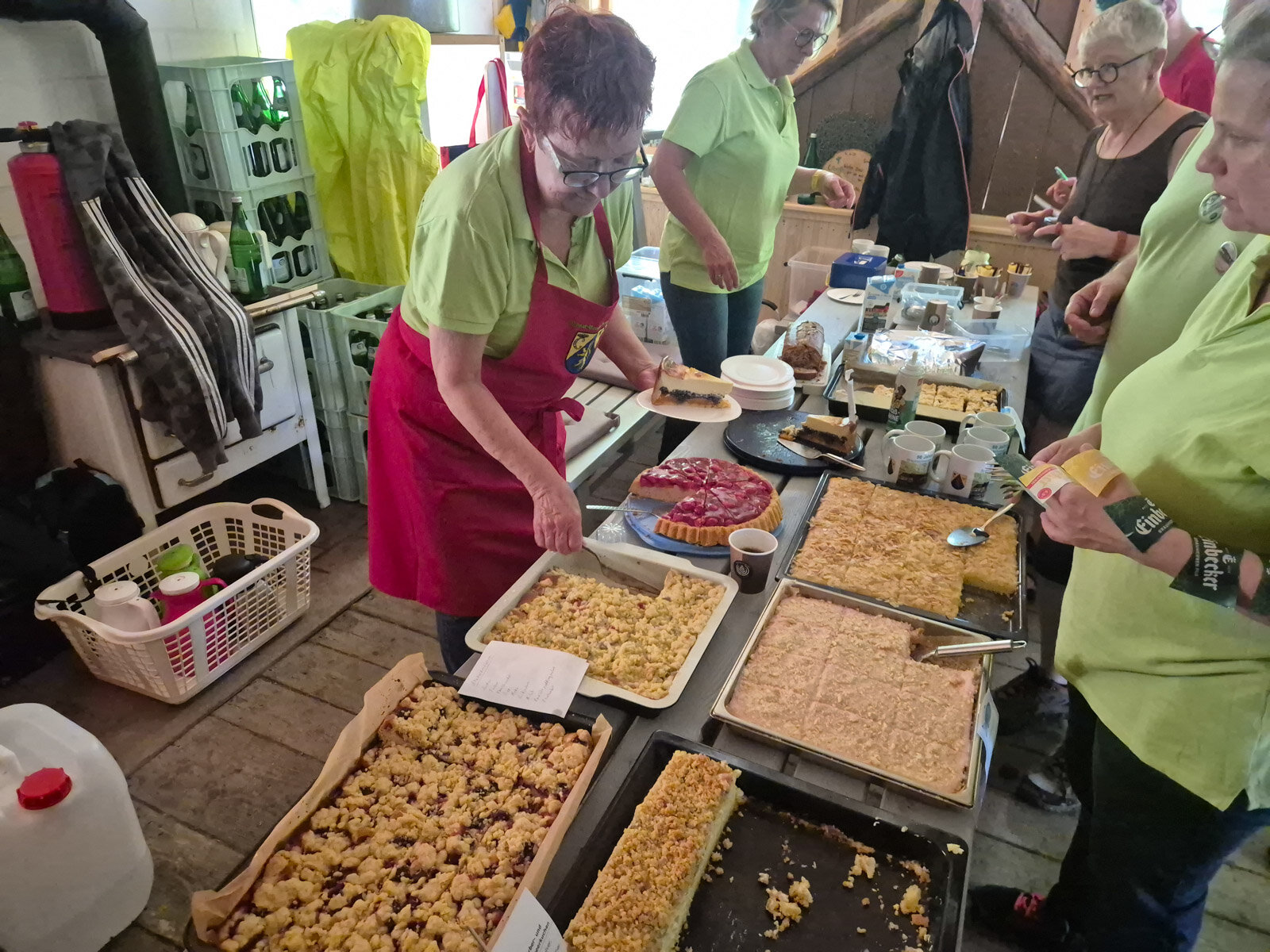Das Kuchenbuffet fand großen Anklang.