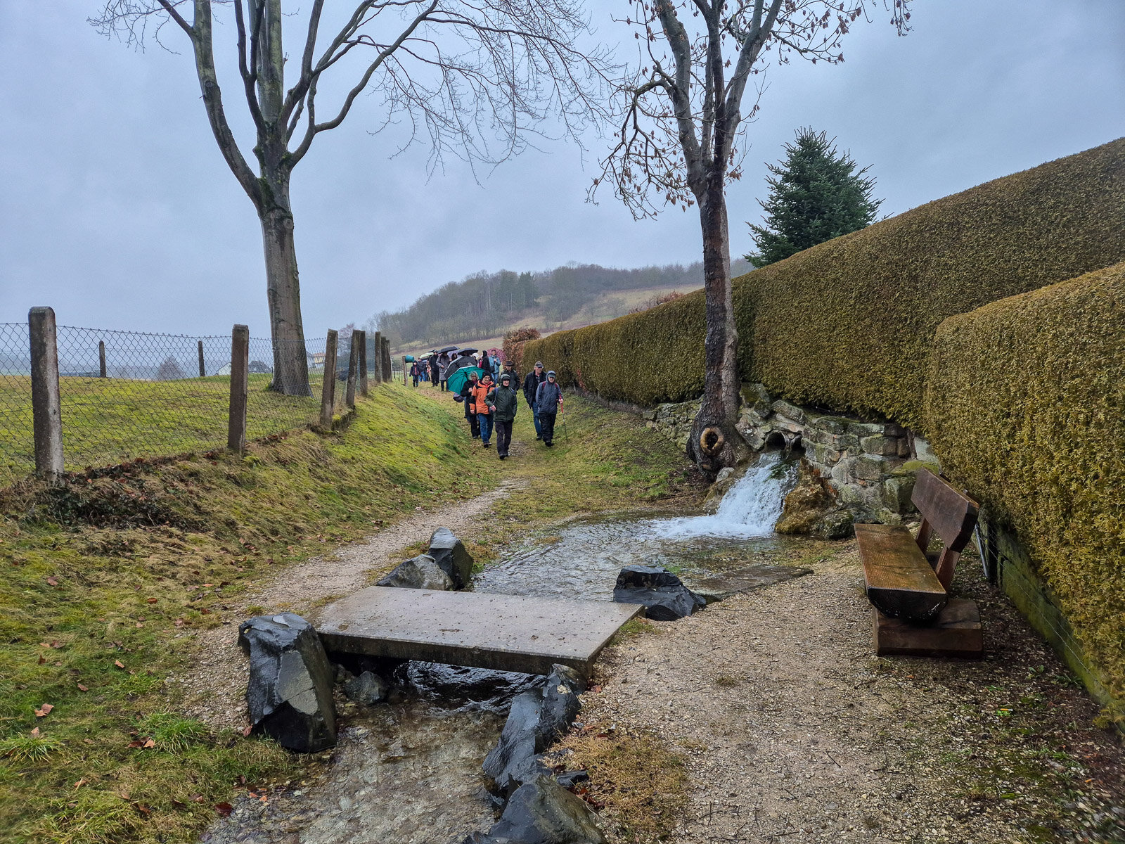 Ein stimmungsvoller Abschnitt entlang der Welle