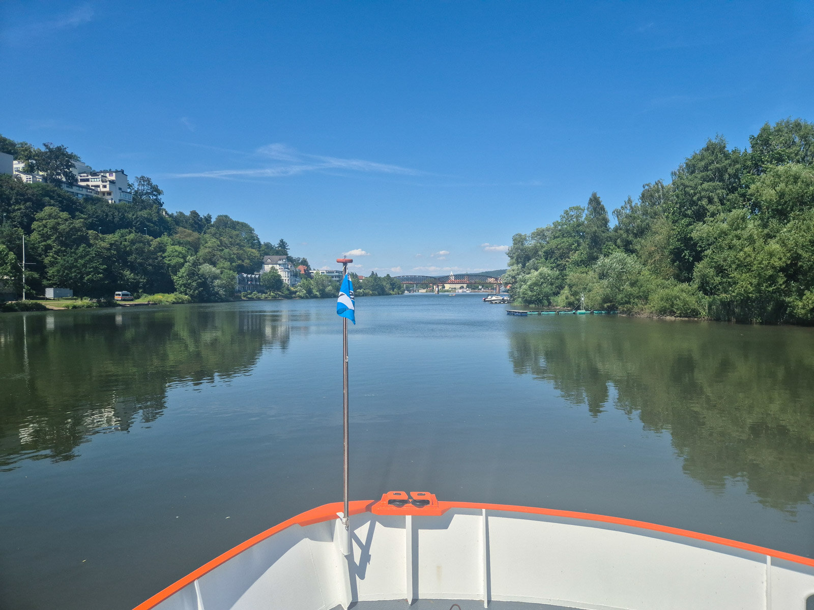 Fahrt auf der Weser