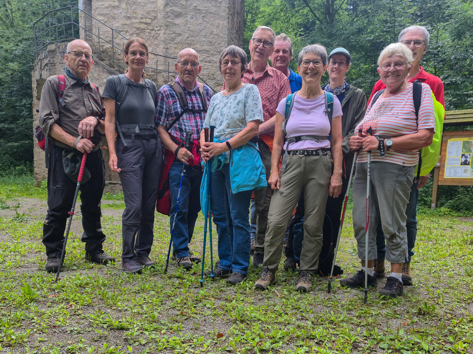 Gruppenbild am Lönsturm