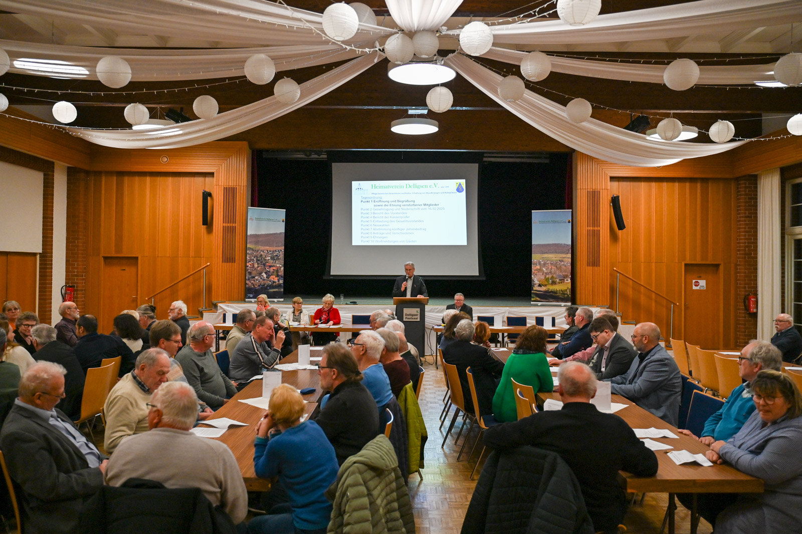Jahreshauptversammlung im Delligser Festsaal