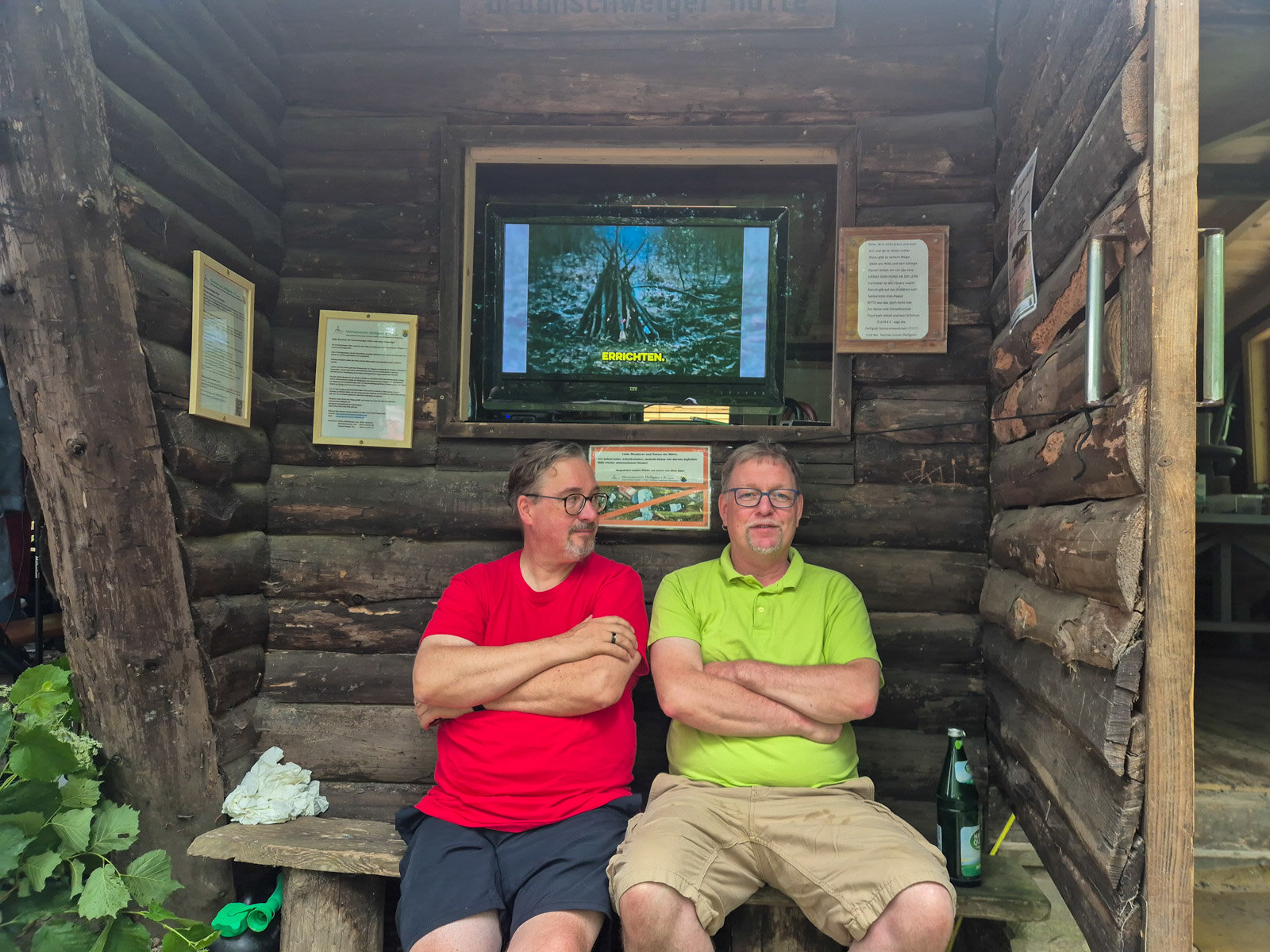 Martin und Michael präsentierten 50 Jahre Braunschweiger Hütte.