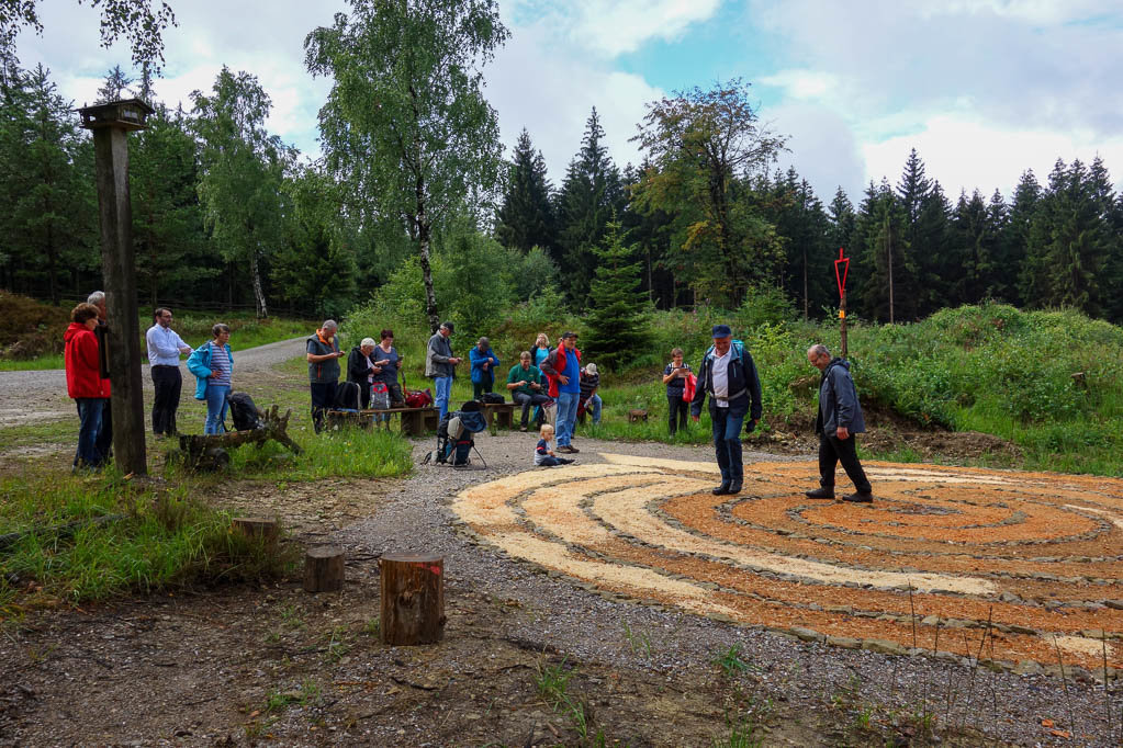 Probewandeln im Labyrinth