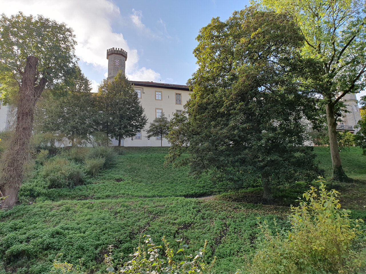 Rückansicht von Schloss Derneburg