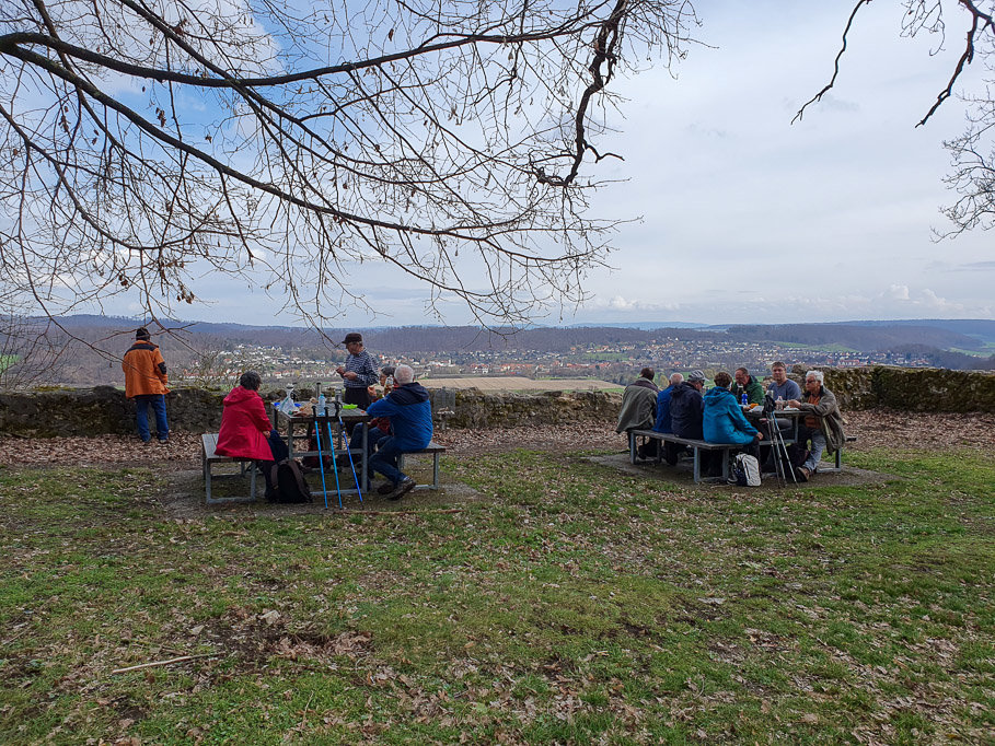 Rast mit schöner Aussicht