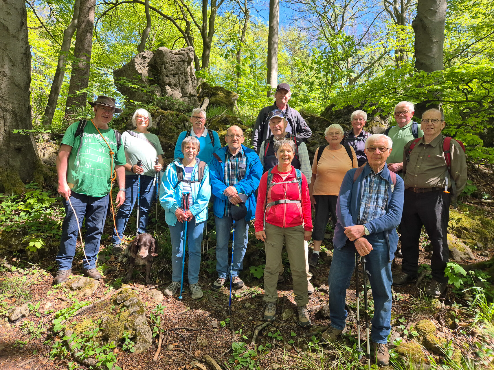 Wandergruppe des Heimatvereins Delligsen
