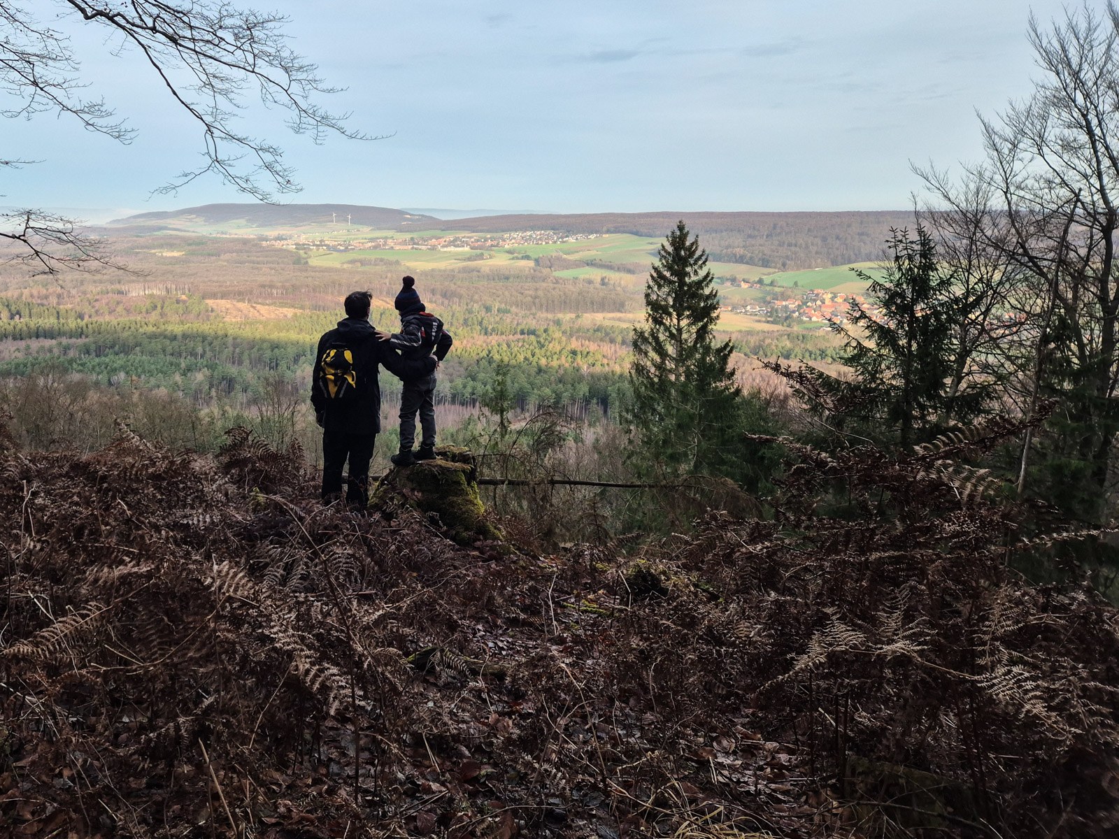 Weite Landschaft – Ein Moment zum Innehalten