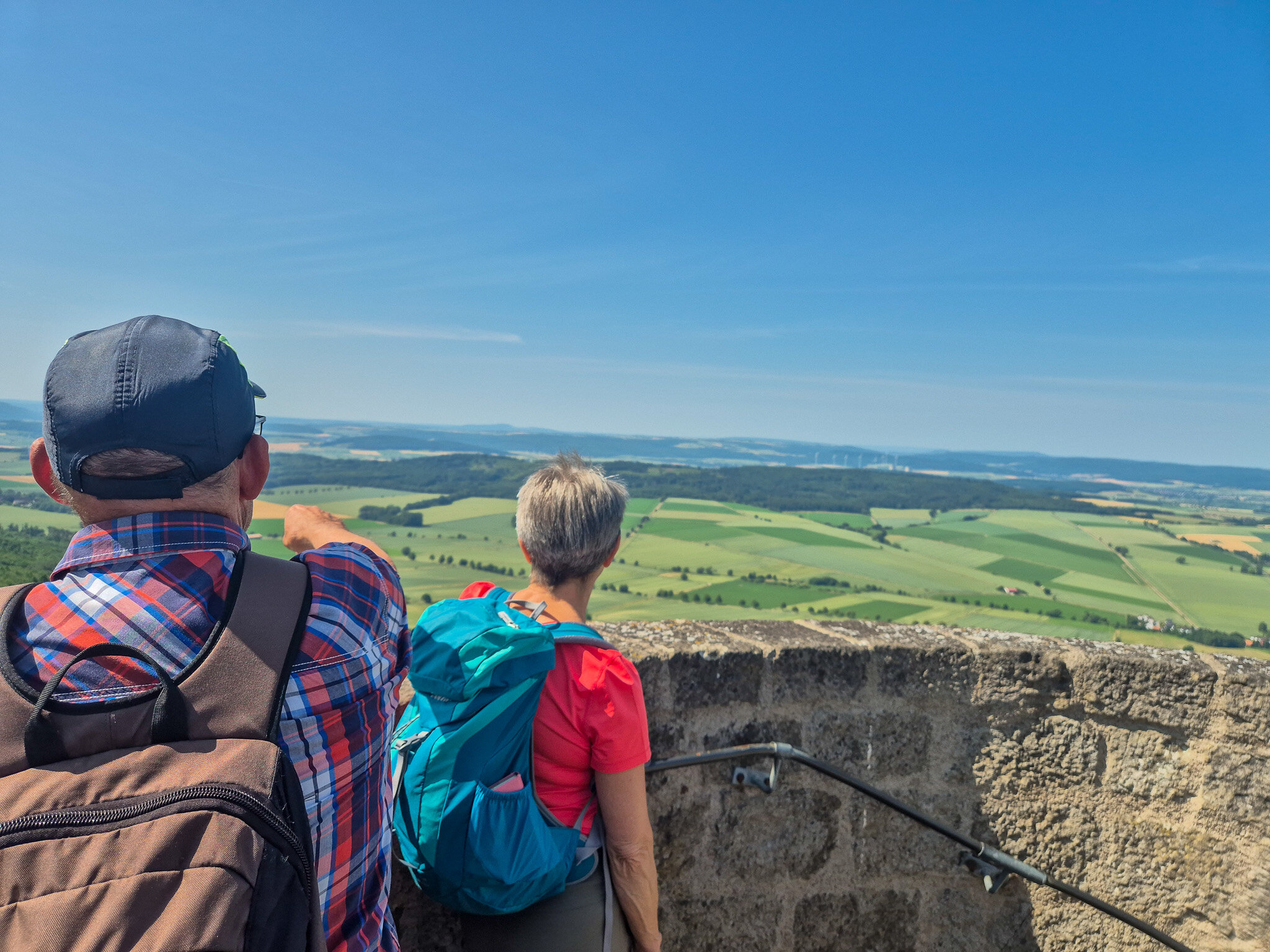 Weiter Blick über das Weserbergland