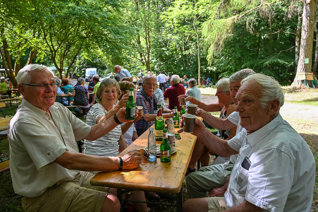 Überall herrscht gute Stimmung