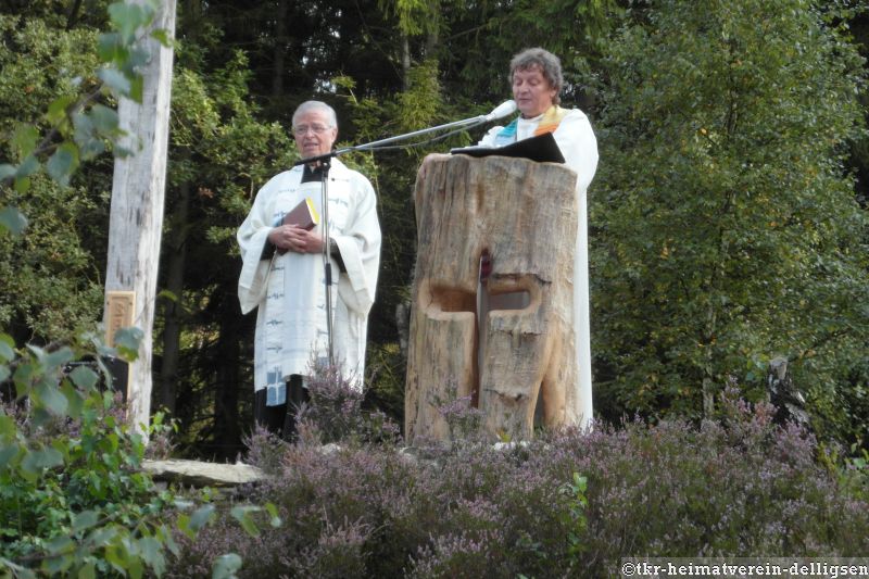 29.08.2014: Einweihung des Barbarakreuz