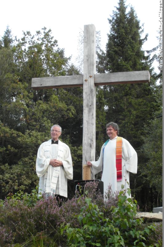 29.08.2014: Einweihung des Barbarakreuz