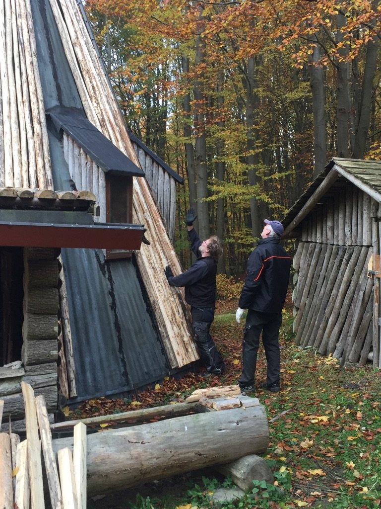 Sept.-Nov. 2021: Renovierung Köhlerhütte