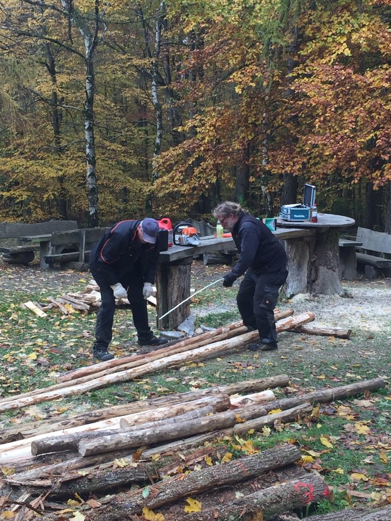 Sept.-Nov. 2021: Renovierung Köhlerhütte