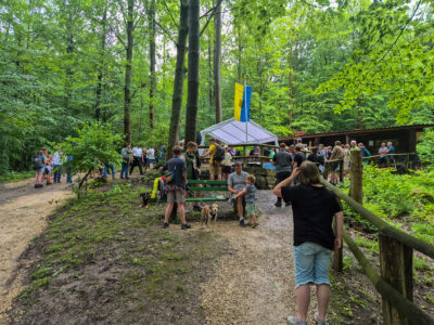 An der Braunschweiger Hütte herrscht reges Treiben.