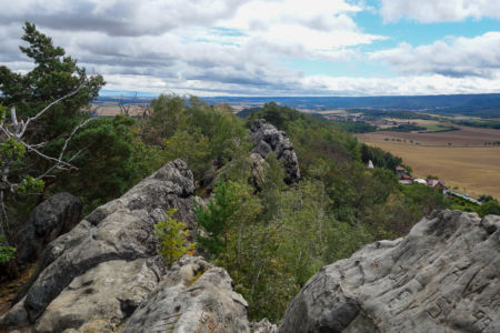 Blick auf die Teufelsmauer
