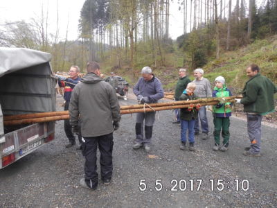 06.05.2017: Meilerbau
