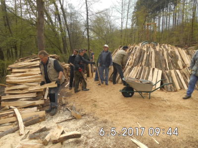 06.05.2017: Meilerbau