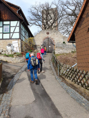 Die letzten Meter zur Greener Burg