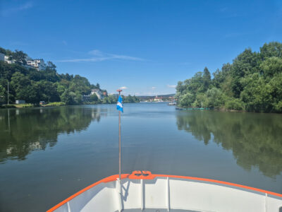 Fahrt auf der Weser