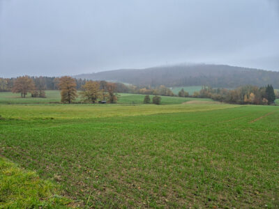Herbststimmung über den Feldern bei Delligsen