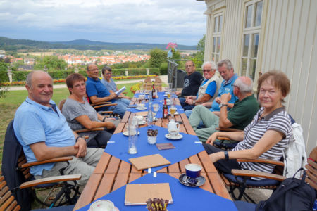 Kaffee-Pause mit herrlicher Aussicht