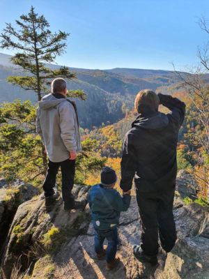 Klippe mit faszinierenden Ausblick