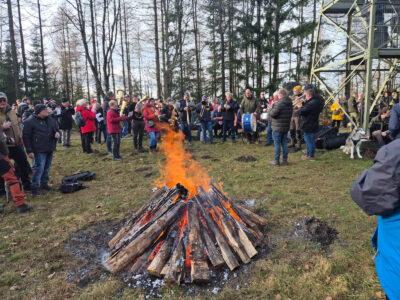 Musik und Feuer am Raabeturm