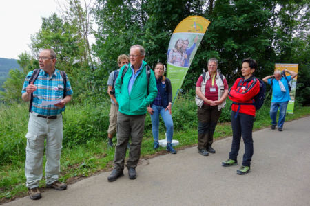 Thomas Slappa von der Ge-Tour aus Bad Münder begrüßte die Teilnehmer