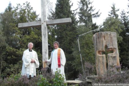 29.08.2014: Einweihung des Barbarakreuz