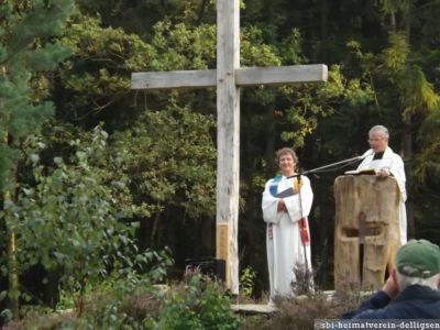 29.08.2014: Einweihung des Barbarakreuz