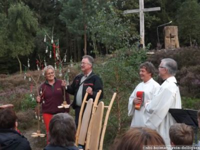 29.08.2014: Einweihung des Barbarakreuz