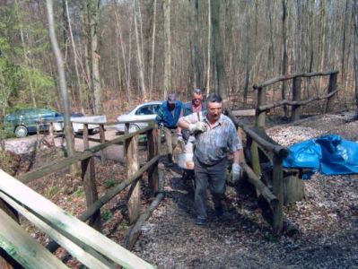 22.04.2006: Arbeitseinsatz/Umbau Braunschweiger Halle