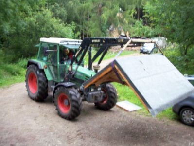 30.07.2011: Renovierung der Köhlerhütte