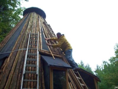 30.07.2011: Renovierung der Köhlerhütte