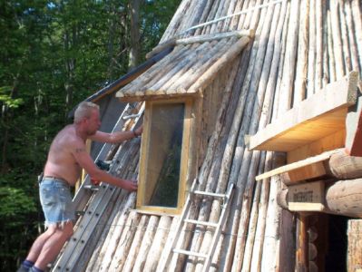 30.07.2011: Renovierung der Köhlerhütte