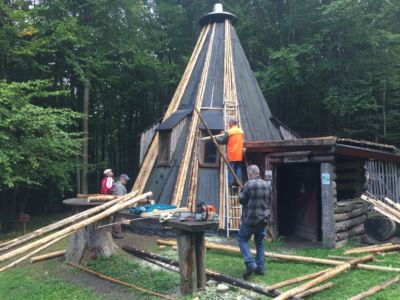 Sept.-Nov. 2021: Renovierung Köhlerhütte