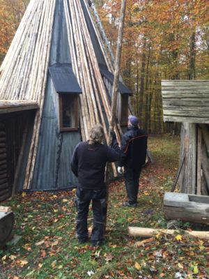 Sept.-Nov. 2021: Renovierung Köhlerhütte